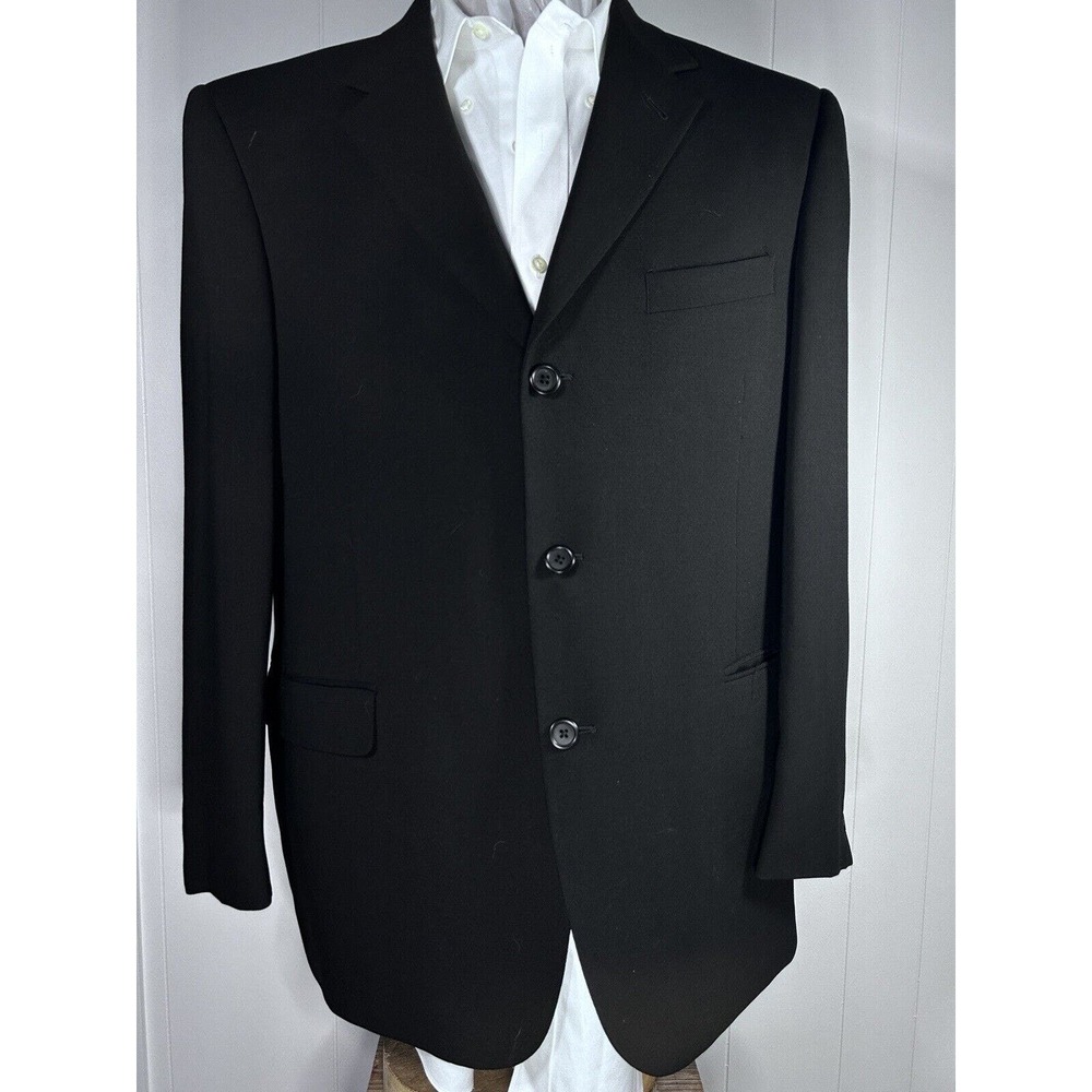Kenneth Cole Suit Jacket 44R Black